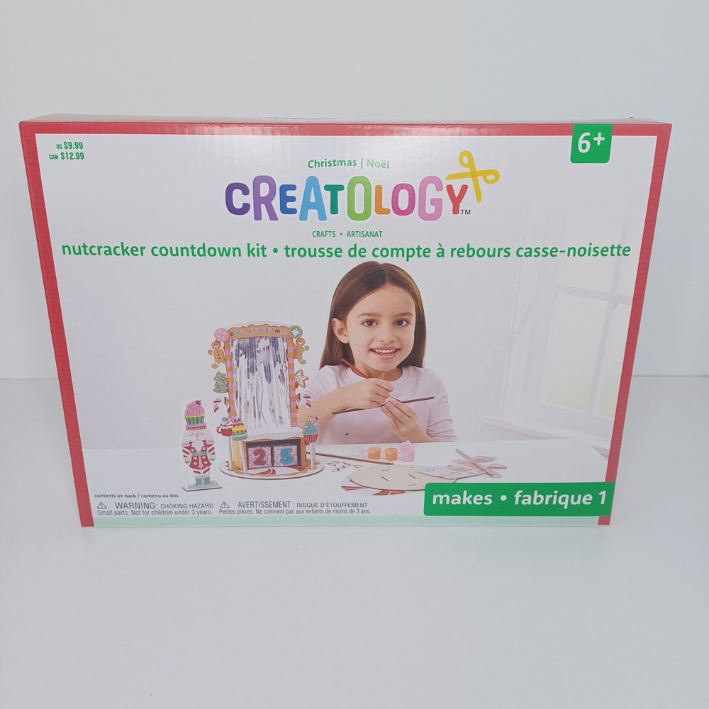 Creatology Nutcracker Countdown Kit Christmas Crafts Kids 6+ NEW
